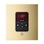Mr Steam iTempo Square Steam Shower Control Polished Brass