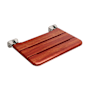 Mr Steam Ms Fold Up Wall Mounted Shower Bench Brushed Nickel