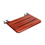 Mr Steam Ms Fold Up Wall Mounted Shower Bench Polished Chrome