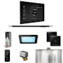Mr Steam XDream Linear Steam Shower Control Package with iSteamX Control and Linear Steamhead Black / Polished Chrome