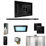 Mr Steam Xdream Linear Package Steam Shower Control Package with Isteamx Control and Linear Steamhead Black / Satin Steel