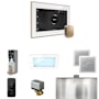 Mr Steam Xdream Package Steam Shower Control Package with Isteamx Control and Steamhead White / Brushed Bronze
