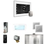 Mr Steam Xdream Package Steam Shower Control Package with Isteamx Control and Steamhead White / Brushed Nickel