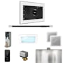 Mr Steam XDream Linear Steam Shower Control Package with iSteamX Control and Linear Steamhead White / Polished Chrome