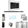 Mr Steam Xdream Linear Package Steam Shower Control Package with Isteamx Control and Linear Steamhead White / Satin Steel