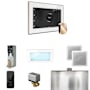 Mr Steam Xdream Package Steam Shower Control Package with Isteamx Control and Steamhead White / Polished Gold