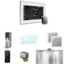 Mr Steam Xdream Package Steam Shower Control Package with Isteamx Control and Steamhead White / Satin Steel