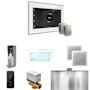 Mr Steam XDream Max Steam Shower Control Package with iSteamX Control and Steamhead White / Brushed Nickel