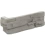 MSI 19" x 9" Splitface Concrete Thin-Set Hardscape Accessories - Sold by Carton (4 SF/Carton) Copen Ash