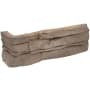 MSI 19" x 9" Splitface Concrete Thin-Set Hardscape Accessories - Sold by Carton (4 SF/Carton) Peninsula Earth
