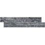 MSI Rockmount 6" x 24" Marble Hardscape Wall Tile - Splitface Marble Visual - Sold by Pallet (210 SF/Pallet) Cosmic Black