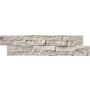 MSI Rockmount 6" x 24" Marble Hardscape Wall Tile - Splitface Marble Visual - Sold by Pallet (210 SF/Pallet) White Oak