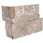 MSI Stackstone Ledger 18" x 9" Splitface Quartzite Thin-Set Hardscape Wall Corner - Sold by Carton (4.5 SF/Carton) Golden White