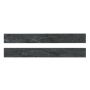 MSI Durban 24" x 3" Polished Porcelain Thin-Set Tile Bullnose (60 LF/Carton) Anthracite
