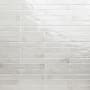 MSI Flamenco - 2" x 18" Rectangle Floor and Wall Tile - Glossy Visual - Sold by Carton (8 SF/Carton) Princess White