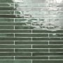 MSI Flamenco - 2" x 18" Rectangle Floor and Wall Tile - Glossy Visual - Sold by Carton (8 SF/Carton) Racing Green
