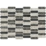 MSI Recycled Glass 10" x 15" Hexagon Dot-Mounted Mosaic Wall Tile - Glossy Glass Visual - Sold by Carton (14.55 SF/Carton) Urban Tapestry