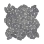 MSI 11-13/16" x 11-13/16" Pebble Mosaic Sheet - Tumbled Marble Visual - Sold by Carton (9.7 SF/Carton) Coal