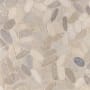 MSI 11-13/16" x 11-13/16" Pebble Mosaic Sheet - Tumbled Marble Visual - Sold by Carton (9.7 SF/Carton) Truffle