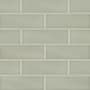 MSI Highland Park - 4" x 12" Rectangle Field Tile - Glossy Visual - Sold by Carton (1.998 SF/Carton) Morning Fog