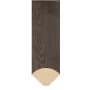 MSI Woodhills 78" x 1" Engineered Hardwood and Vinyl Glue Down or Nail Down Vinyl Flooring Quarter Round - Sold by Piece (6.5 LF/Piece) Estate Oak