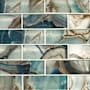 MSI 2" x 6" Brick Mosaic Wall Tile on a 12" x 12" Mesh Backed Sheet - Glossy Glass Visual - Sold by Carton (10 Sheets & 9.7 SF/Carton) Night Sky