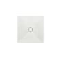 MTI Baths Acquabella Delgada 36" x 36" Square Shower Base with 4 Threshold and Center Drain White