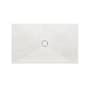 MTI Baths Acquabella Delgada 72" x 42" Rectangular Shower Base with 4 Threshold and Center Drain White