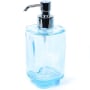 Nameeks Gedy Collection Free Standing Soap Dispenser Transparent Sky Blue Glass