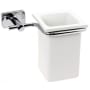 Nameeks Gedy Minnesota Wall Mounted Tooth Brush Holder Polished Chrome