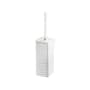 Nameeks Gedy Free Standing Toilet Brush Holder Pearl White