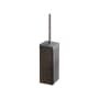 Nameeks Gedy Free Standing Toilet Brush Holder Old Silver