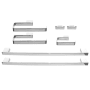 Nameeks Gedy Bathroom Accessories Set Polished Chrome