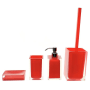 Nameeks Gedy Bathroom Accessories Set Red