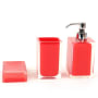 Nameeks Gedy Bathroom Accessories Set Red