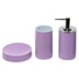 Nameeks Gedy Bathroom Accessories Set Metallic Lilac