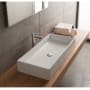 Nameeks Scarabeo 31-3/4" Ceramic Vessel Bathroom Sink White