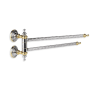 Nameeks StilHaus 15" Double Towel Bar Chrome / Gold