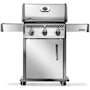 Napoleon Rogue 42,000 BTU 51 Inch Wide Natural Gas Free Standing Grill with Wave Shaped Grates Stainless Steel
