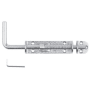 National Hardware Spring Loaded Heavy Duty Sliding Bolt Zinc