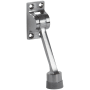 National Hardware 4-3/4 Inch Door Mounted Kick Door Stop Satin Chrome