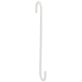 National Hardware 8 Inch Modern S Hook White