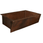 Native Trails Zuma 33" Farmhouse Single Basin Copper Kitchen Sink Antique Copper
