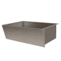 Native Trails Zuma 33" Farmhouse Single Basin Copper Kitchen Sink Brushed Nickel