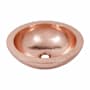 Native Trails Avila 21" Rectangular Copper Undermount Bathroom Sink Polished Copper