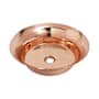 Native Trails Maestro Bajo 16-1/4" Circular Copper Vessel Bathroom Sink Polished Copper