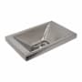 Native Trails Hana 20" Rectangular Copper Drop In Bathroom Sink Polished Nickel