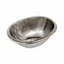 Native Trails Cameo 17" Oval Copper Drop In or Undermount Bathroom Sink Polished Nickel