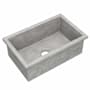 Native Trails NativeStone 30" Undermount Single Basin Concrete Kitchen Sink Ash