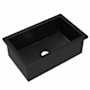 Native Trails NativeStone 30" Undermount Single Basin Concrete Kitchen Sink Charcoal